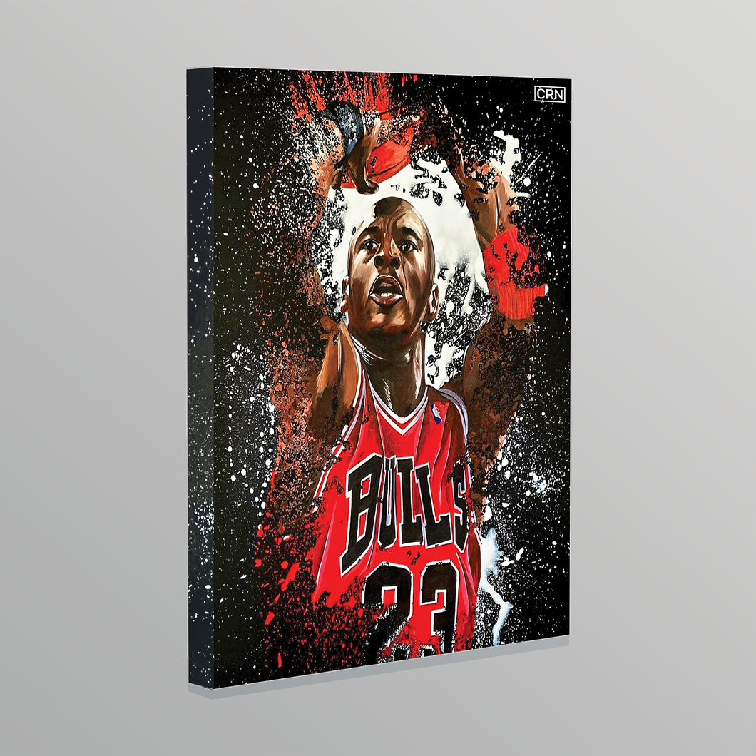 Michael Jordan Determination Canvas
