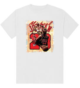 White "Michael Jordan" T-Shirt